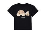 Palm Angels Kinderen/Kinderen Beer Normaal T-Shirt (Zwart/Bruin)