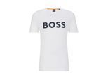 Boss Heren Thinking 1 Signature Logo Regular T-shirt (Wit)