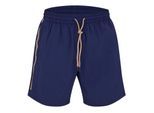 Boss Heren Polyester gestreepte zwembroek Relaxed Fit (Marine)
