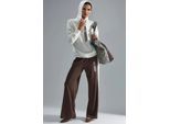Modal Touch Kapuzen-Sweatshirt und gestreiftes Detail-Hosen-Set