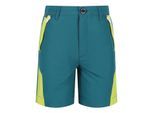 Regatta Kinderen/Kinderen Sorcer Colour Block Shorts (Pacific groen/helder kiwi)