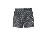 Puma Heren Zwemshort met Herhaalde Print (Zwart)
