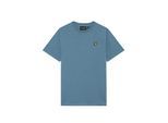 Lyle & Scott Geborduurd Logo Gewoon T-shirt Kinderen/Kinderen (Oceaanhemel)