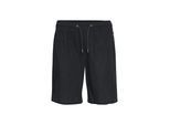 Shorts BLEND "Leinenshorts BHShorts", Herren, Gr. S, N-Gr, schwarz, Obermaterial: 55% Leinen LI. 45% Baumwolle CO., Hosen Shorts