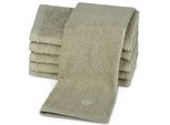 Gaestehandtuecher ROSS "Vita 4004", beige (schilf), B:30cm L:50cm, Frottier, Obermaterial: 100% Baumwolle, Handtücher, Gaestehandtuecher, Bestickung ROSS-Emblem