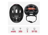 Fahrradhelm ABUS "URBAN-I 4.0 ACE" Gr. L, schwarz (schwarz (velvet schwarz)), Helme, L Kopfumfang: 57cm - 61cm