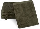 Waschhandschuh ROSS "Vita 4004", grün (olive), B:16cm L:22cm, Frottier, Handtücher, Waschhandschuh