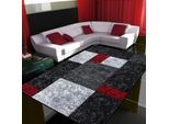 Teppich AYYILDIZ TEPPICHE "Hawaii 1330" Gr. 3, rot, B:120cm H:13mm L:170cm, Kunstfaser, Teppiche, Teppich, Läufer, handgearbeiteter Konturenschnitt, Wohnzimmer