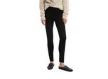 Jerseyhose MARC O'POLO "mit breitem Bund", Damen, Gr. XXL, Normalgrößen, schwarz, Sweatware, Obermaterial: 71% Viskose, 24% Polyamid, 5% Elasthan, unifarben, regular fit normal, Hosen Jerseyhose