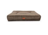 Petliving orthopädisches Hundebett Mara XXL aus Cord 120 x 100 cm braun