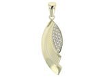 Kettenanhänger ADELIA´S "Anhänger aus 333 Gold mit Zirkonia", gold, Schmuckanhänger, Damen, Gelbgold 333, Kettenanhänger, Perfekt als Geschenk für besondere Menschen