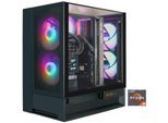 COUGAR Gaming-PC "OmnyX", schwarz, Microsoft Windows 11 Home (64 Bit), 64 GB RAM 2.000 GB SSD, Desktop-PCs, Windows 11, DDR5 RAM, Wasserkühlung