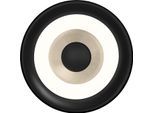 LED Wandleuchte "SPEAKER", schwarz (sand), 1, Ø 20cm H: 5,5cm, 1 Stk., HELL HÖLLISCH GUTES LICHT, Leuchten, dimmbar über Wanddimmer, LED Wandleuchte