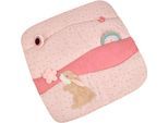 Babydecke STERNTALER "Spieldecke Hase Hanni", quarzrosa, Wohndecken, Kinder, B/L: 100cm x 100cm, Baumwolle, Polyester, Babydecke, B:100cm L:100cm