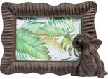Bilderrahmen KARE DESIGN "Safari 15x10cm", braun (schwarz), B:24cm H:17cm T:4,3cm, Polyresin, Bilderrahmen, Bilderrahmen, Elefant oder Hippo