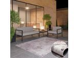 Outdoorteppich OTTO HOME "Mülenen", bunt (grau, braun, terrakotta), B:160cm H:10mm L:230cm, Polyester, Teppiche, Outdoorteppich, Kurzflor, modernes Design, waschbar, In- und Outdoor geeignet