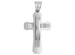 Kettenanhänger ADELIA´S "Anhänger – Kreuz Kreuzanhänger aus Edelstahl", silber, Schmuckanhänger, Damen, Edelstahl, Kettenanhänger, Ein Geschenk, das Freude macht