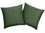 Kissenbezug OTTO HOME "Desner 100% Microfaser, extra weich, allergikerfreundlich", grün, B:40cm L:40cm, Microfaser, Obermaterial: 100% Polyester, Kissenbezüge, Kissenbezug, uni Kissenhülle, Premium Qualität, schnell trocknend, pflegeleicht