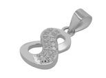 Kettenanhänger ADELIA´S "Anhänger – Unendlichkeitszeichen Anhänger aus 925 Silber", silber, Schmuckanhänger, Damen, Silber 925 (Sterlingsilber), Kettenanhänger, Ein Geschenk, das Freude macht