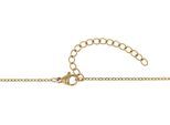 Kette ohne Anhänger ADELIA´S "Halskette mit Anhänger – Kreuz aus Edelstahl", gold, Halsketten, Herren, 46cm, Edelstahl, Zum Verschenken – ideal zum einfach so