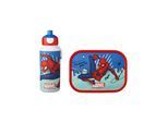 Lunchbox MEPAL "Lunchset Campus 400 ml + 700 ml 2er Set", bunt (spiderman), ABS-Kunststoff, Lebensmittelaufbewahrungsbehälter, Lunchbox