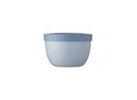 Lunchbox MEPAL "Snackpot Ellipse 350 ml", blau (nordic blau), Kunststoff, Lebensmittelaufbewahrungsbehälter, Lunchbox