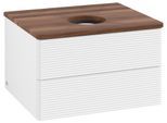 Villeroy & Boch Waschtischunterschrank Antao L18_1 600x360x500mm mit Beleuchtung mit Struktur FK/AP: L18112MT