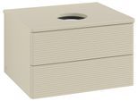 Villeroy & Boch Waschtischunterschrank Antao L18_1 600x360x500mm mit Beleuchtung mit Struktur FK/AP: L18110HJ