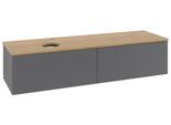 Villeroy & Boch Waschtischunterschrank Antao L37_5 1600x360x500mm mit Beleuchtung mit Struktur FK/AP L37151GK