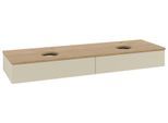 Villeroy & Boch Waschtischunterschrank Antao L17_5 1600x190x500mm mit Beleuchtung mit Struktur FK/AP L17151HJ