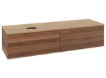 Villeroy & Boch Waschtischunterschrank Antao L26_1 1600x360x500mm mit Beleuchtung mit Struktur FK/AP L26111HM