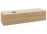 Villeroy & Boch Waschtischunterschrank Antao L37_1 1600x360x500mm mit Beleuchtung mit Struktur FK/AP L37113HN
