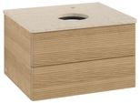 Villeroy & Boch Waschtischunterschrank Antao L18_5 600x360x500mm mit Beleuchtung mit Struktur FK/AP: L18153HN