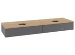 Villeroy & Boch Waschtischunterschrank Antao L17_5 1600x190x500mm mit Beleuchtung mit Struktur FK/AP L17151GK