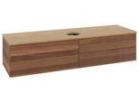 Villeroy & Boch Waschtischunterschrank Antao L25_1 1600x360x500mm mit Beleuchtung mit Struktur FK/AP L25111HM