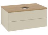 Villeroy & Boch Waschtischunterschrank Antao L19_5 800x360x500mm mit Beleuchtung mit Struktur FK/AP: L19151HJ