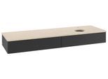 Villeroy & Boch Waschtischunterschrank Antao L16_5 1600x190x500mm mit Beleuchtung mit Struktur FK/AP L16153PD