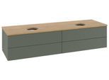 Villeroy & Boch Waschtischunterschrank Antao L28_1 1600x360x500mm mit Beleuchtung mit Struktur FK/AP L28111HL