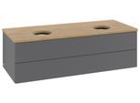 Villeroy & Boch Waschtischunterschrank Antao L24_1 1200x360x500mm mit Beleuchtung mit Struktur FK/AP L24111GK