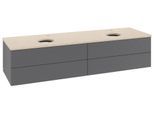 Villeroy & Boch Waschtischunterschrank Antao K28_5 1600x360x500mm mit Struktur FK/AP: GK/3 K28153GK