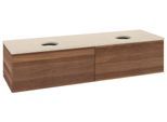 Villeroy & Boch Waschtischunterschrank Antao L39_1 1600x360x500mm mit Beleuchtung mit Struktur FK/AP L39113HM