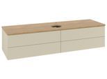 Villeroy & Boch Waschtischunterschrank Antao L25_5 1600x360x500mm mit Beleuchtung mit Struktur FK/AP L25151HJ
