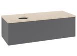 Villeroy & Boch Waschtischunterschrank Antao L33_5 1200x360x500mm mit Beleuchtung mit Struktur FK/AP L33153GK