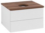 Villeroy & Boch Waschtischunterschrank Antao L18_1 600x360x500mm mit Beleuchtung mit Struktur FK/AP: L18112GF