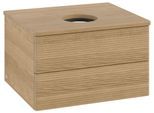Villeroy & Boch Waschtischunterschrank Antao L18_1 600x360x500mm mit Beleuchtung mit Struktur FK/AP: L18111HN