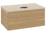 Villeroy & Boch Waschtischunterschrank Antao L19_1 800x360x500mm mit Beleuchtung FK/AP: HN/3 L19013HN