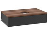 Villeroy & Boch Waschtischunterschrank Antao L08_5 800x190x500mm mit Beleuchtung mit Struktur FK/AP: L08152PD