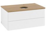 Villeroy & Boch Waschtischunterschrank Antao L19_5 800x360x500mm mit Beleuchtung mit Struktur FK/AP: L19151MT