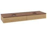 Villeroy & Boch Waschtischunterschrank Antao L17_1 1600x190x500mm mit Beleuchtung mit Struktur FK/AP L17112HN