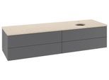 Villeroy & Boch Waschtischunterschrank Antao K27_5 1600x360x500mm mit Struktur FK/AP: GK/3 K27153GK